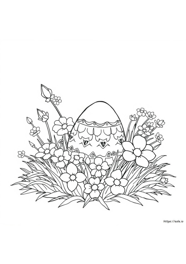 Easter Egg Coloring Pages For Kids