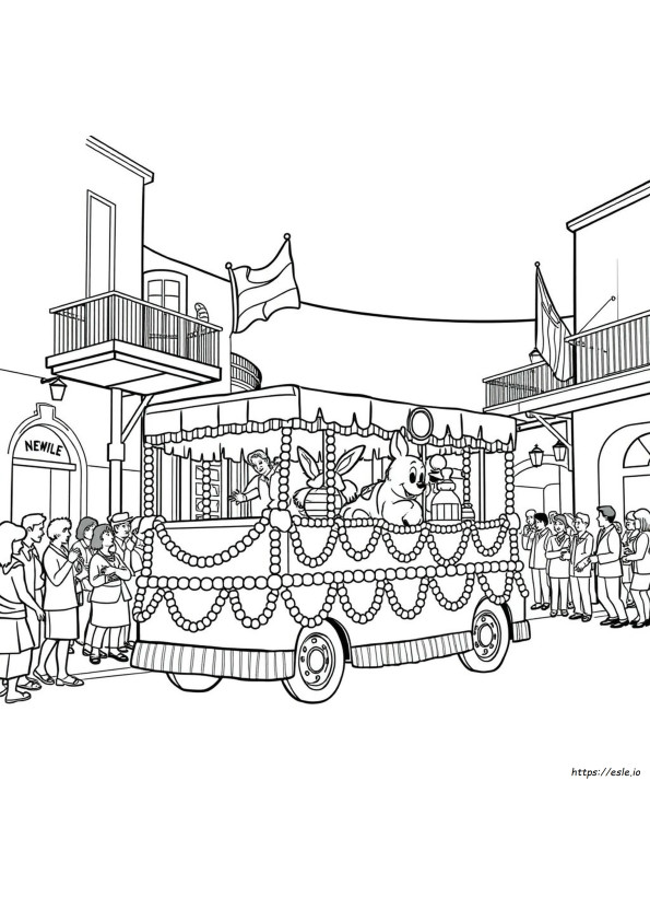 New Orleans Para Colorir