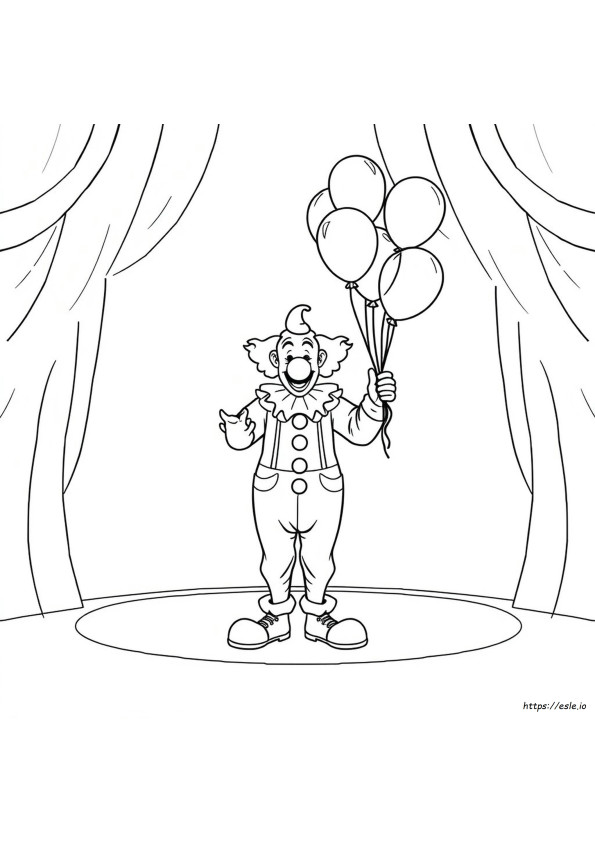 Coloriages Clown À Imprimer