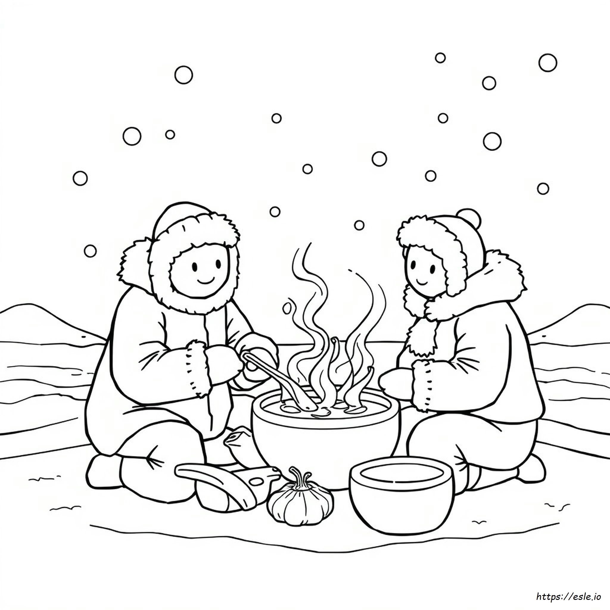 Esky Cook Coloring Pages