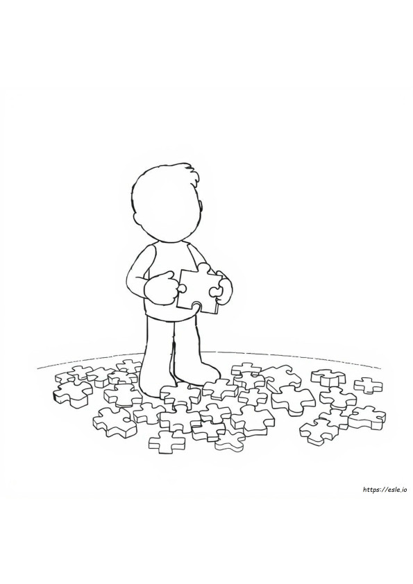 Puzzle De Colorat