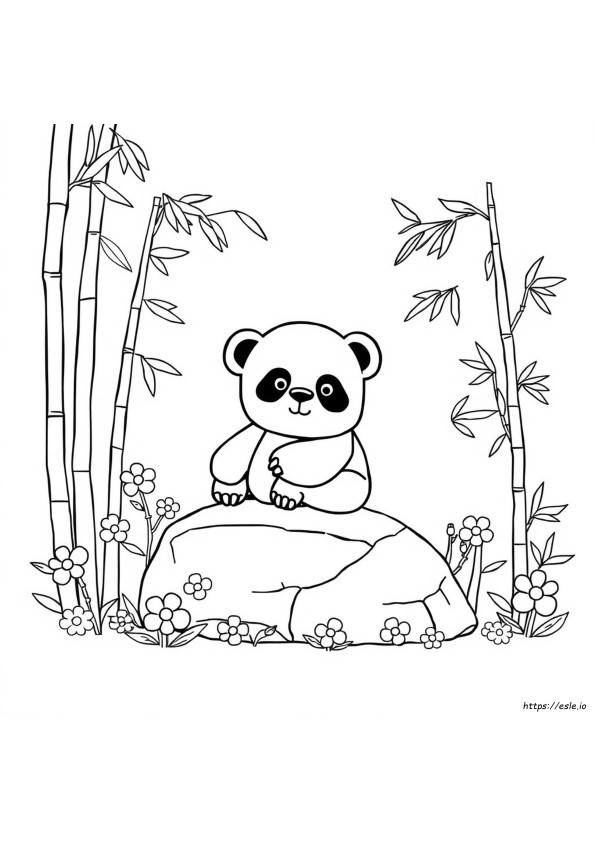 Aranyos Állat Színező Oldalak Panda