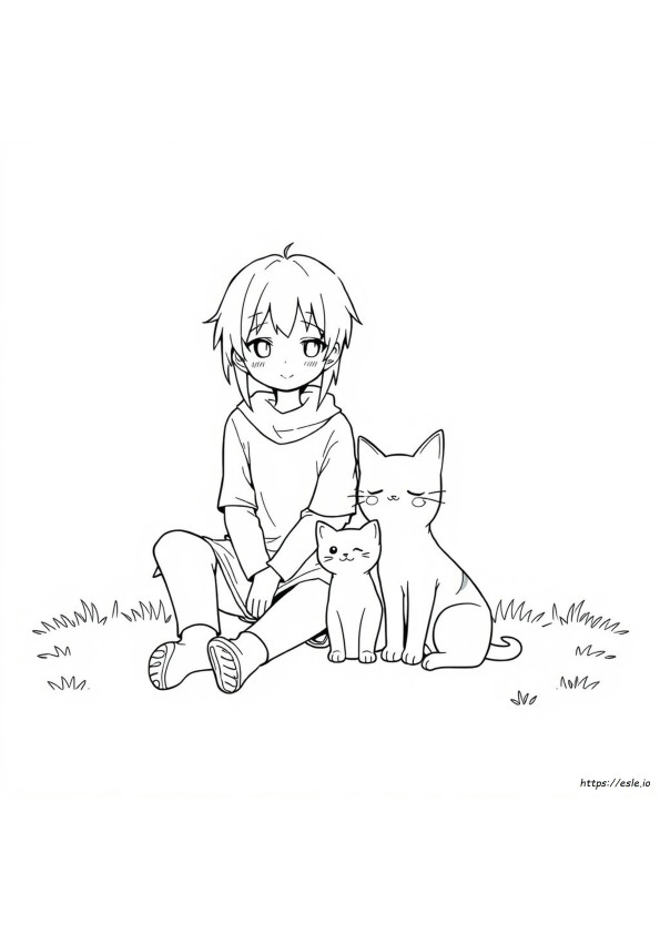 Free Anime Coloring Pictures