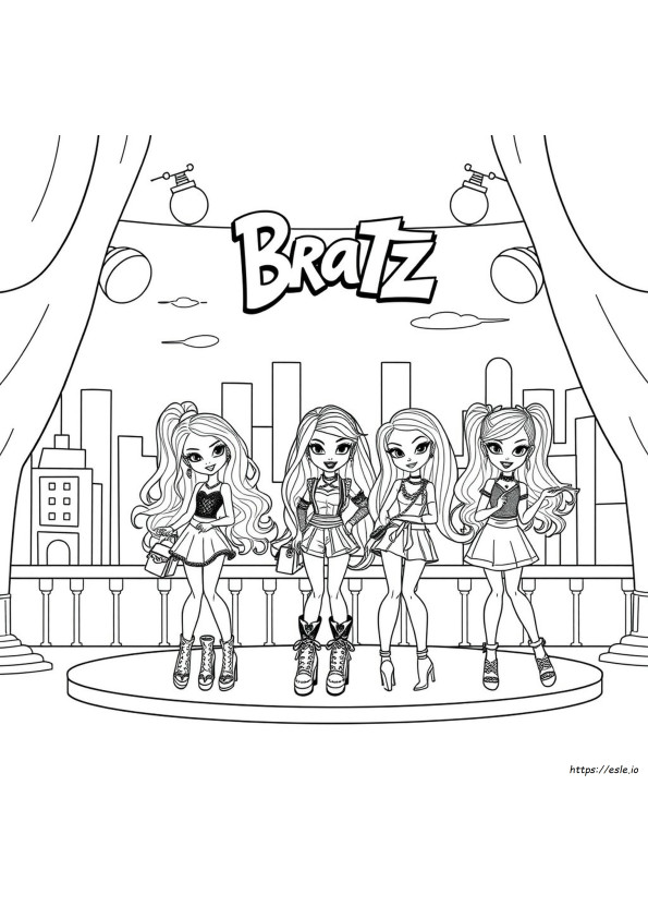 Bratz Színező Oldalak