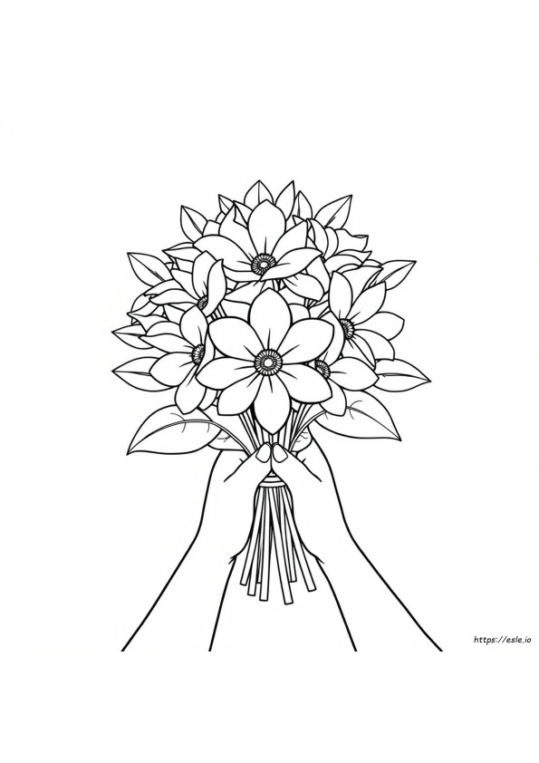 Disegni Da Colorare Di Bouquet Di Fiori