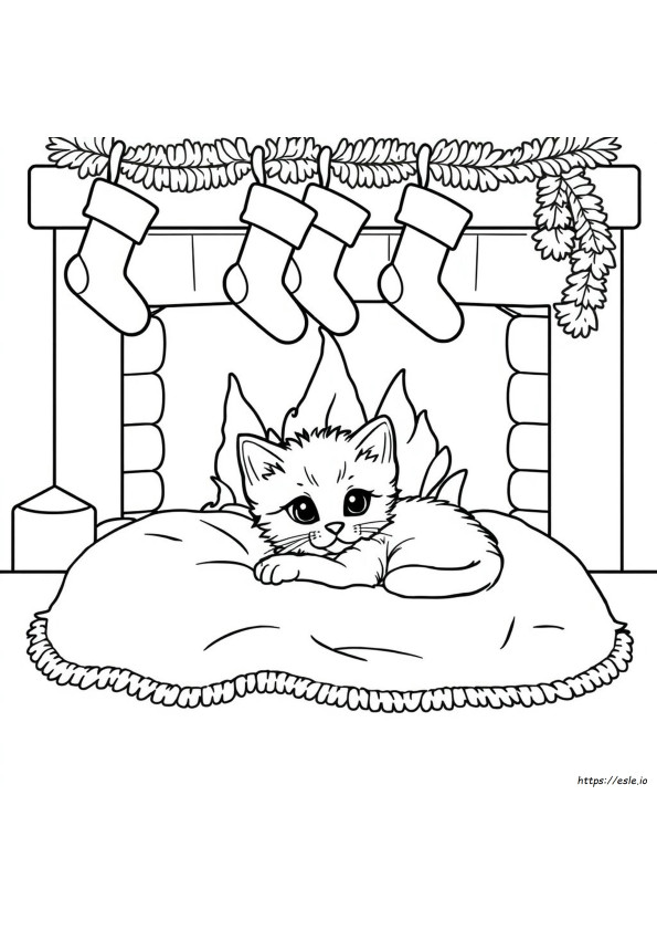 Cute Kitten Coloring Pages To Print