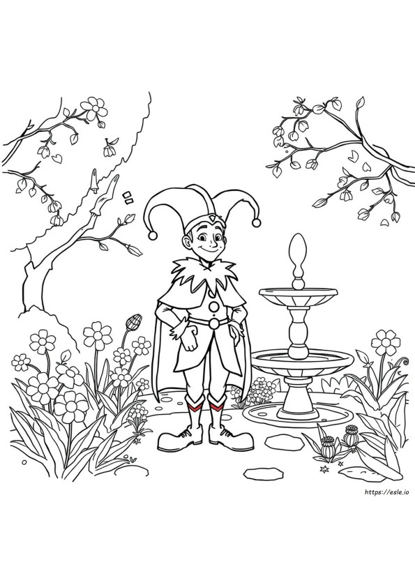 Garten Of Banban Coloring Pages Jester