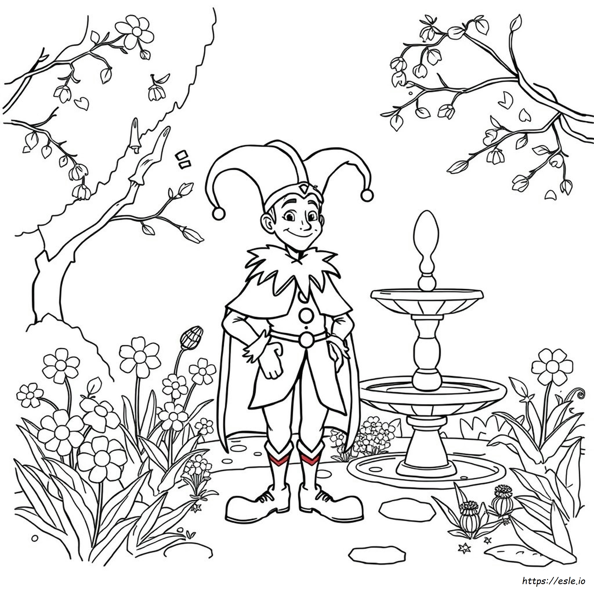 Garten Of Banban Jester De Colorat
