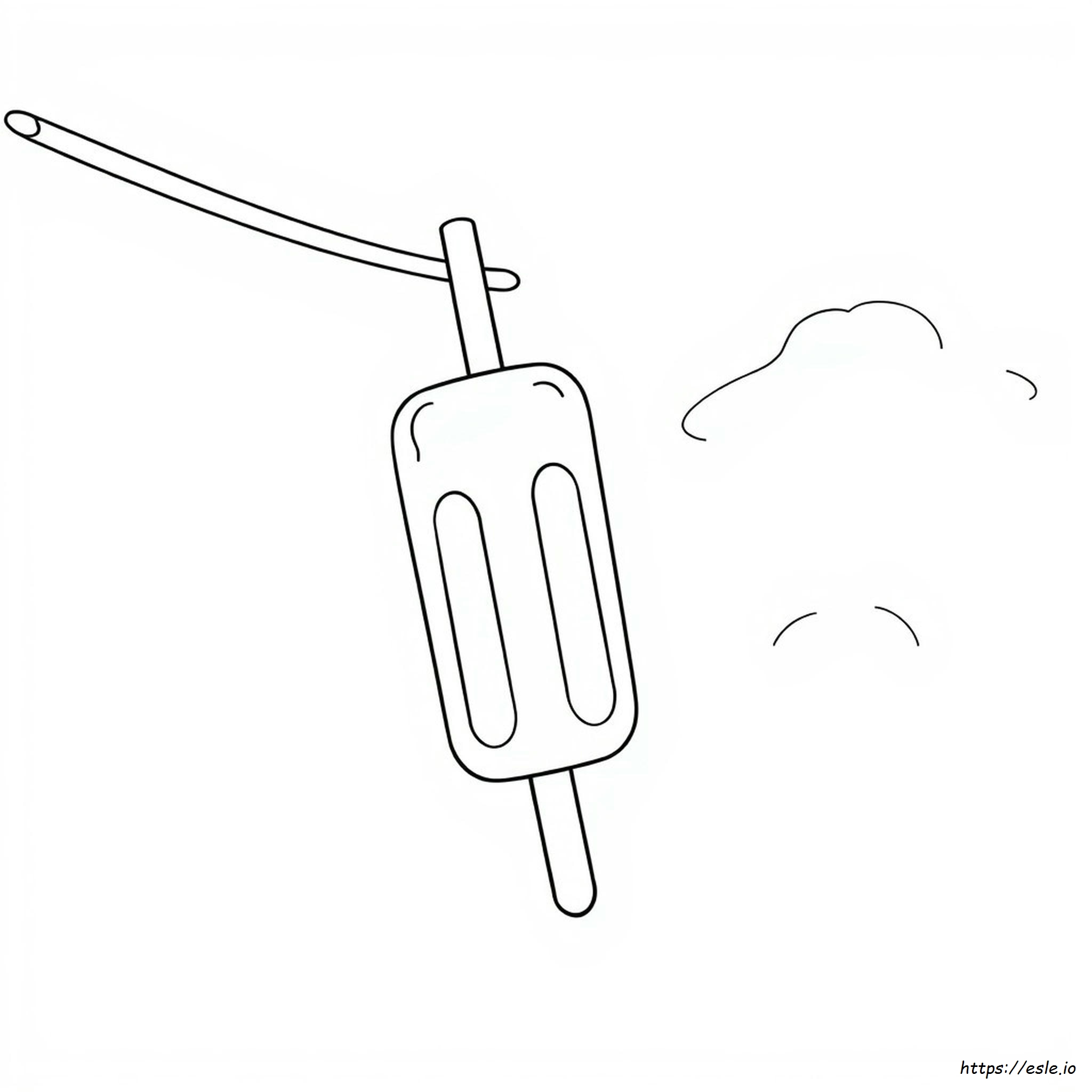 Popsicle Coloring Picture