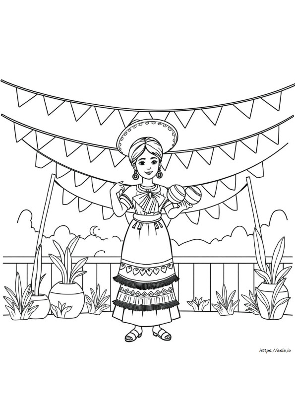 Disegni Da Colorare Per Il Mese Dell'eredità Ispanica