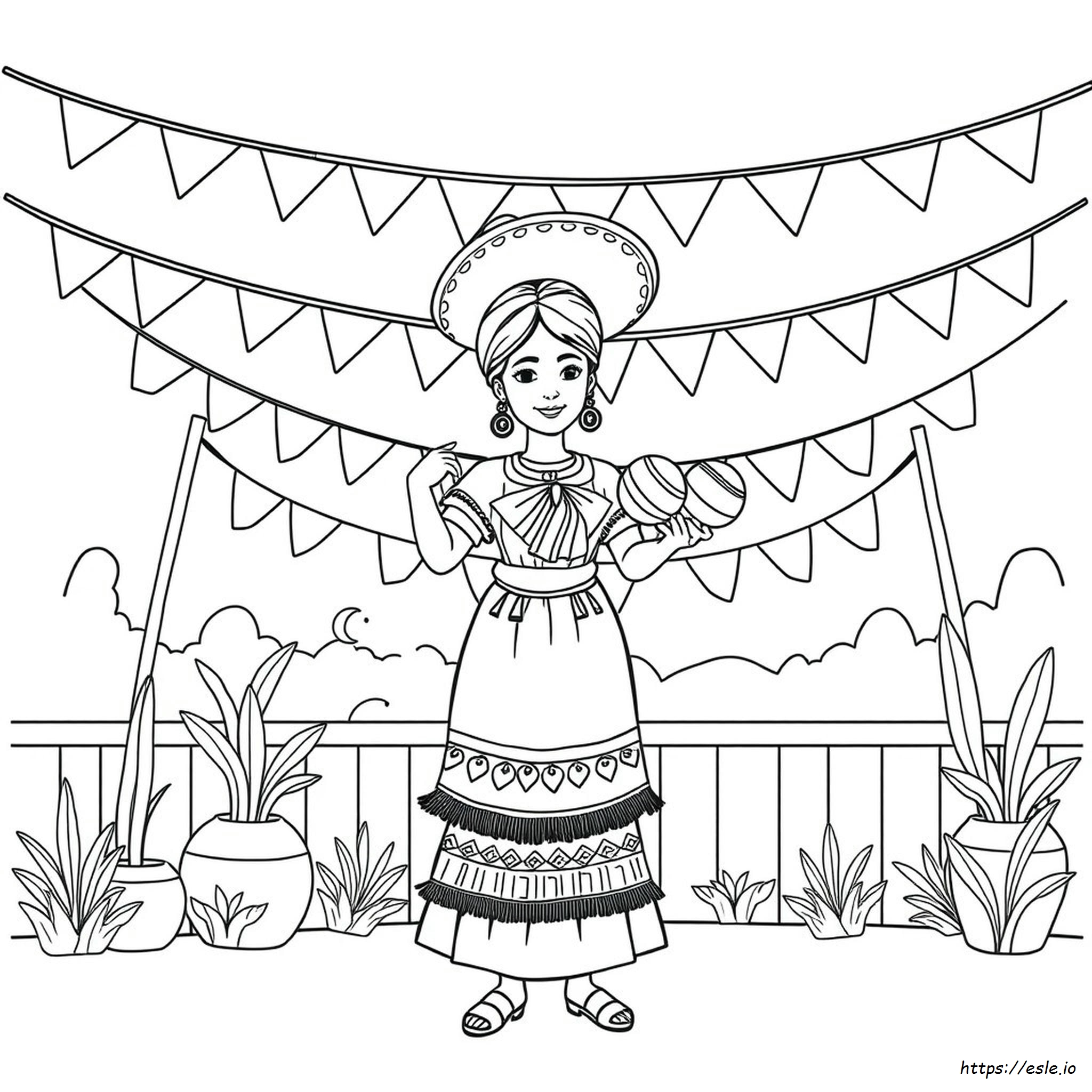 Hispanic Heritage Coloring Pages
