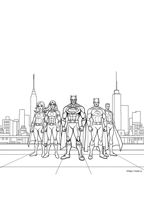 Free Printable Superhero Coloring Pages Pdf