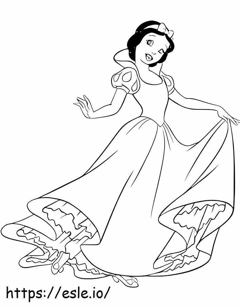 Perfect Snow White coloring page