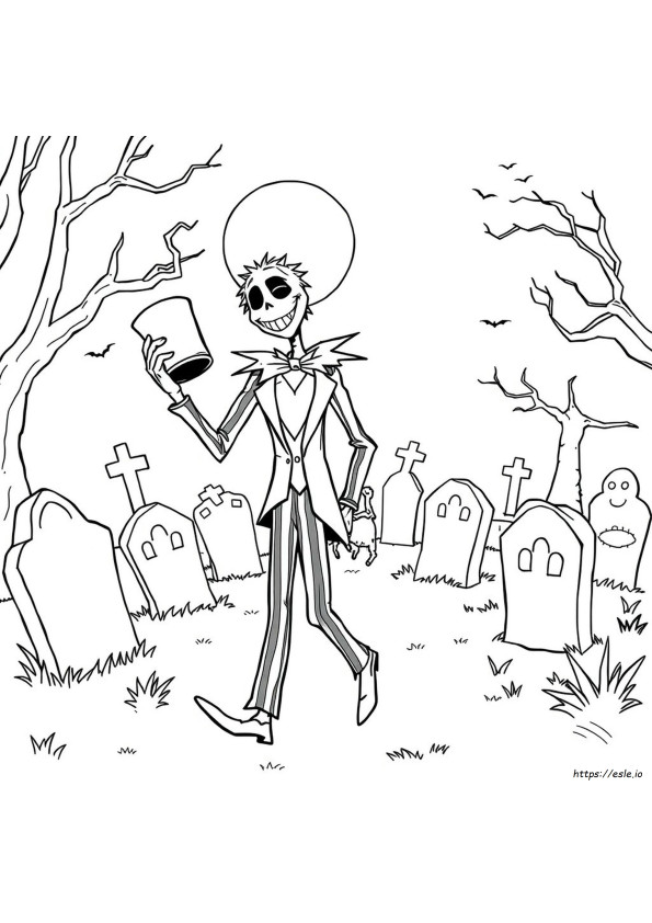 Beetlejuice Ausmalbild