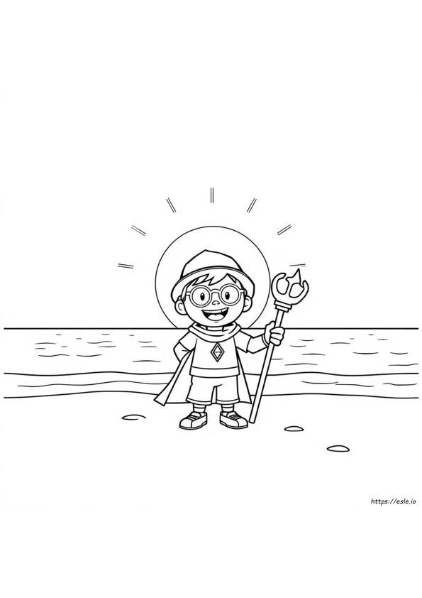 Boboiboy Solar Colouring