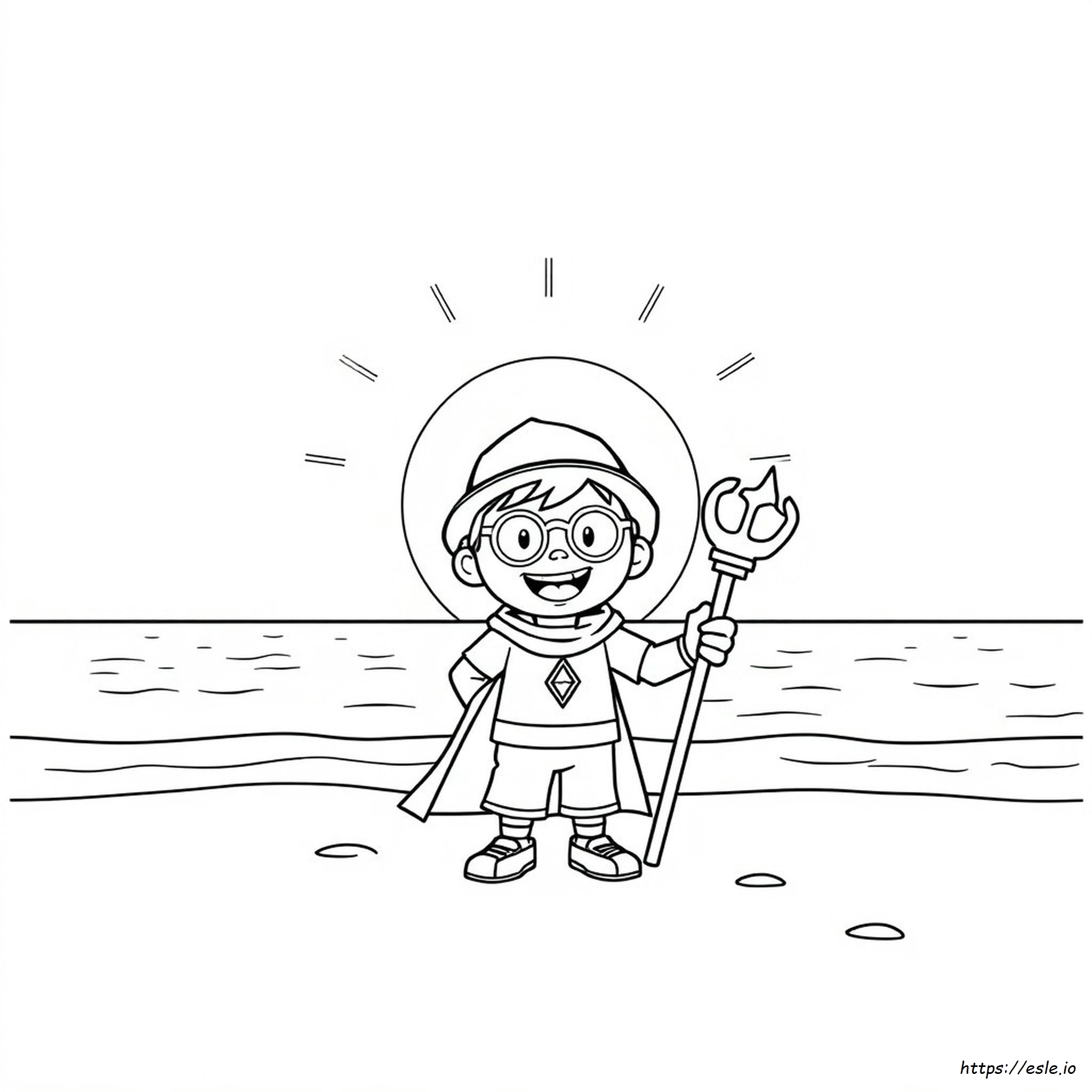 Boboiboy Solar Mewarnai Gambar