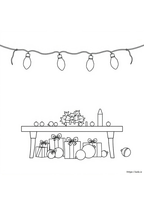 Christmas Bulbs Coloring