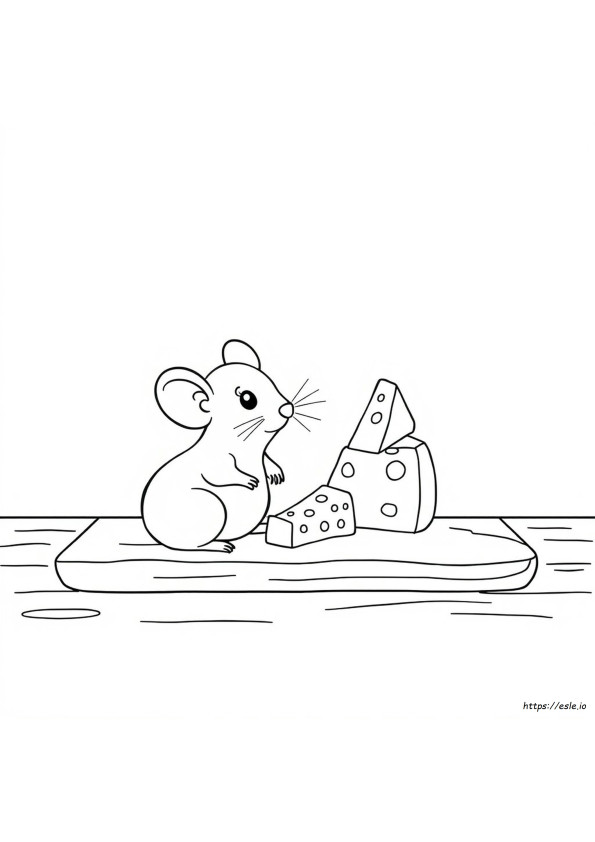 Coloring Page Of Mouse