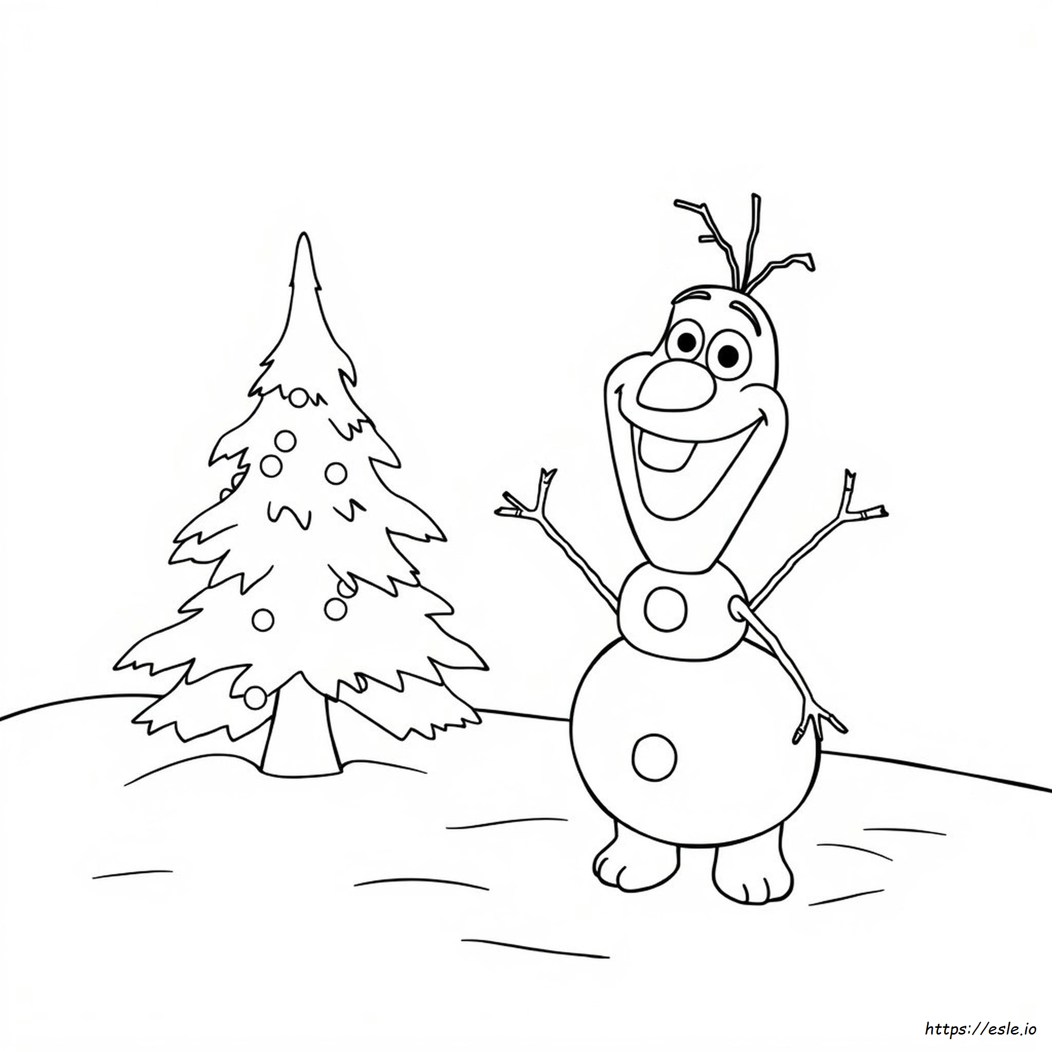 Cute Olaf Coloring Pages