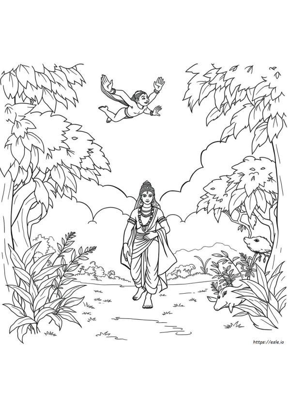 Ramayana Ausmalbilder
