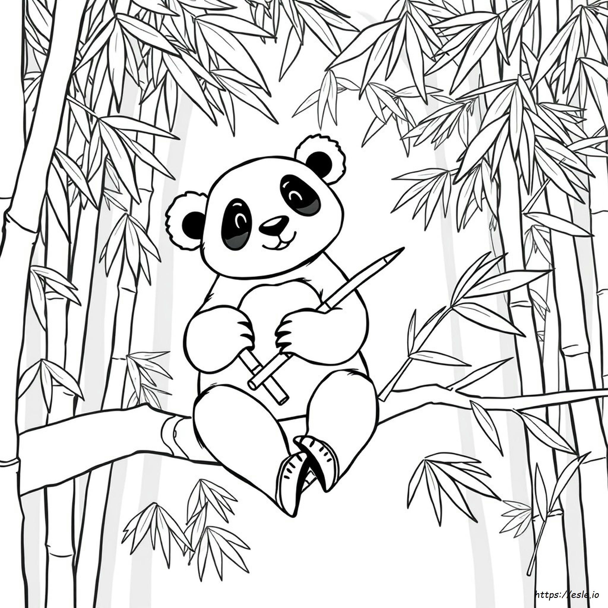 Realistic Panda Coloring Pages