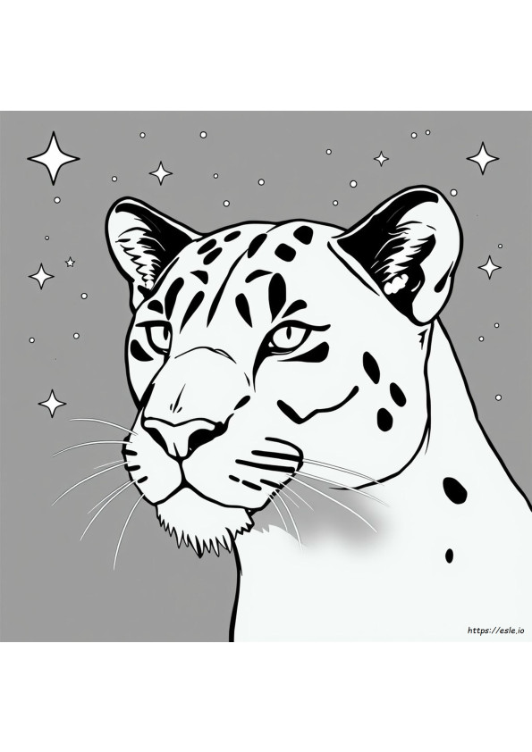 Gambar Mewarnai Wajah Black Panther