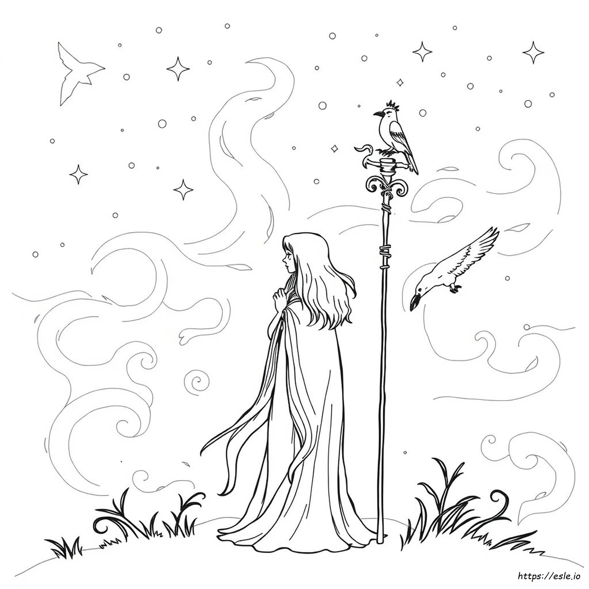 Raven Queen Coloring Pages
