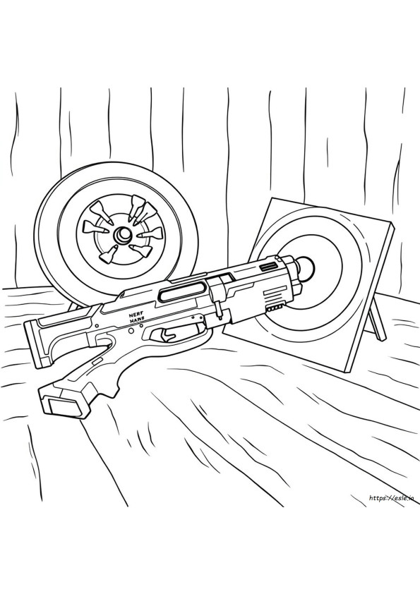 Mewarnai Gambar Senjata Nerf