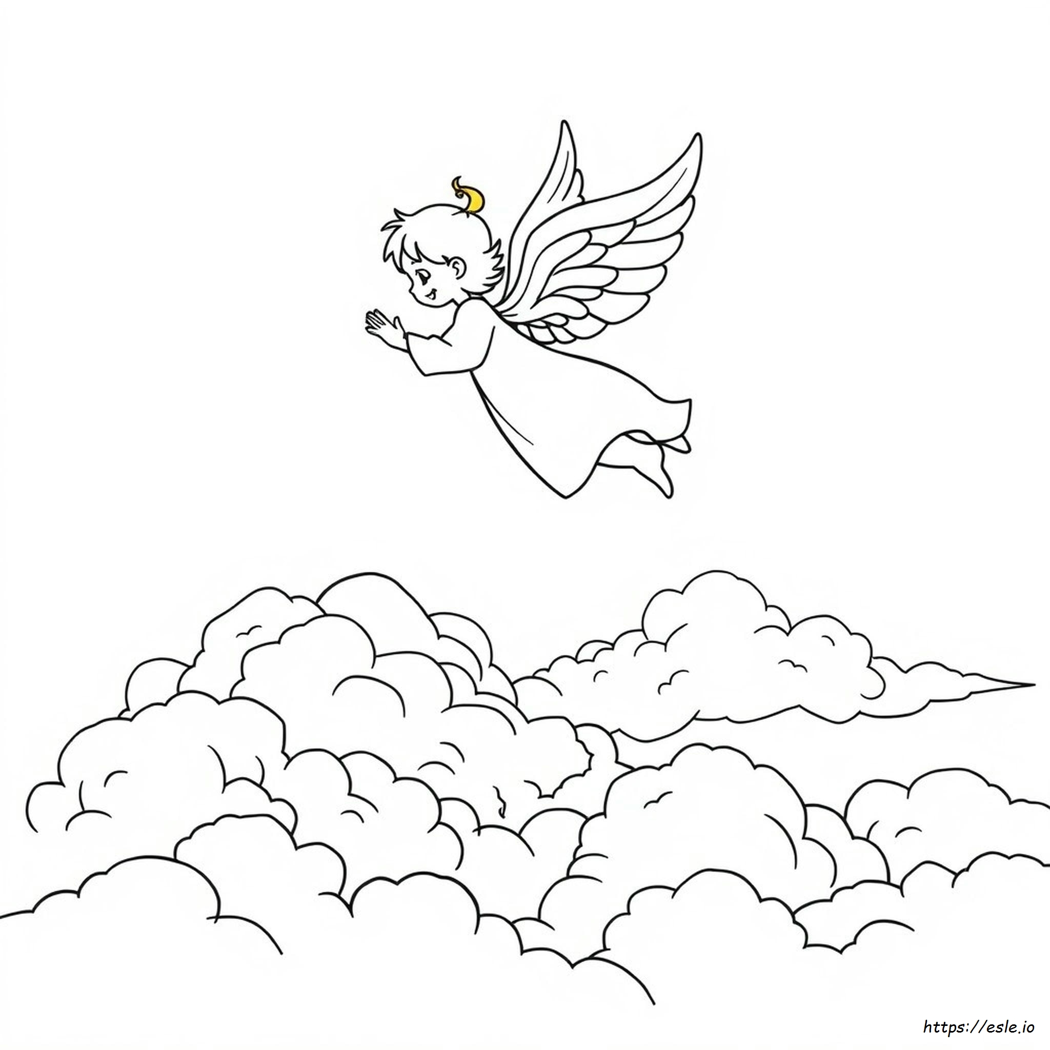 Angel Colouring Picture