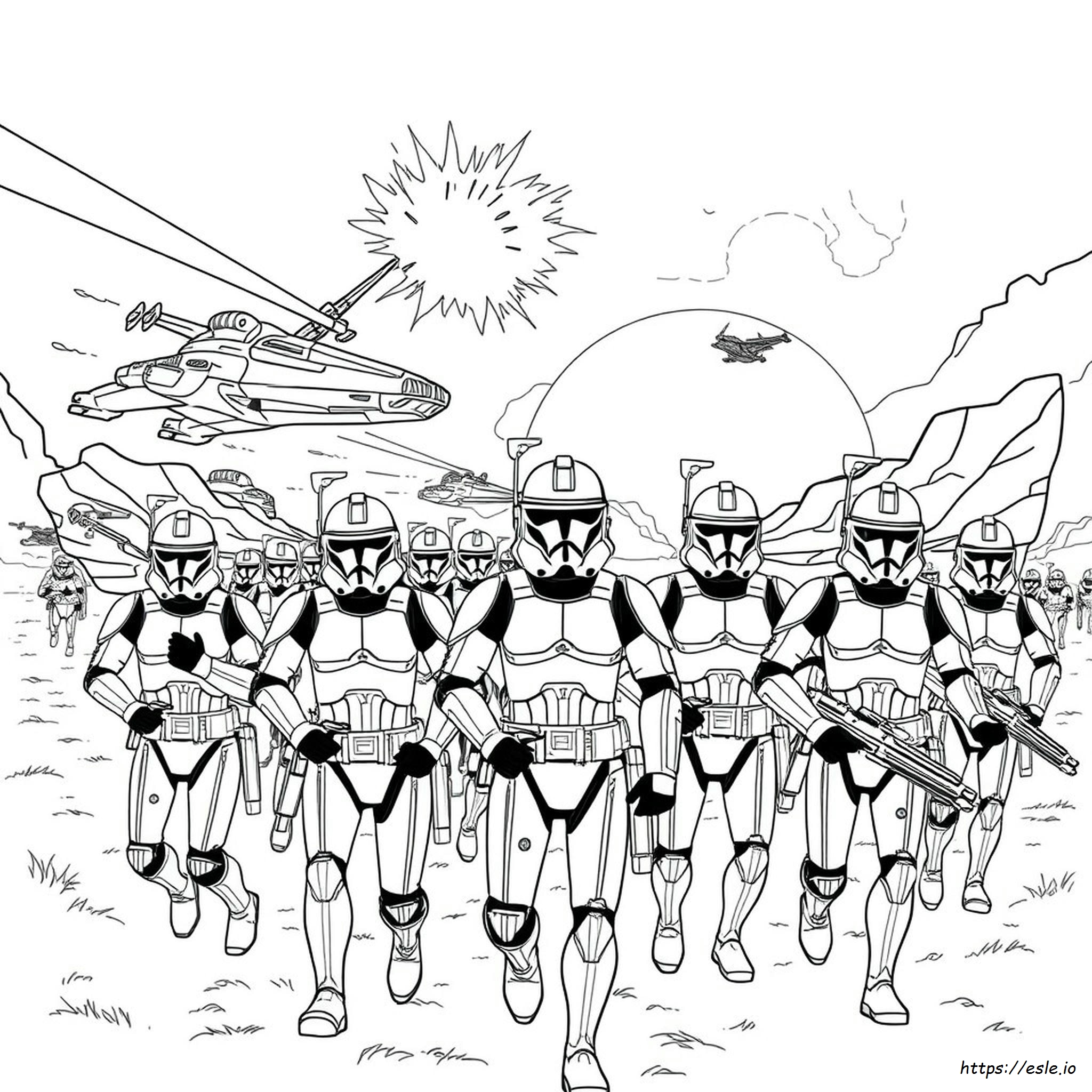 Coloriages Star Wars The Clone Wars