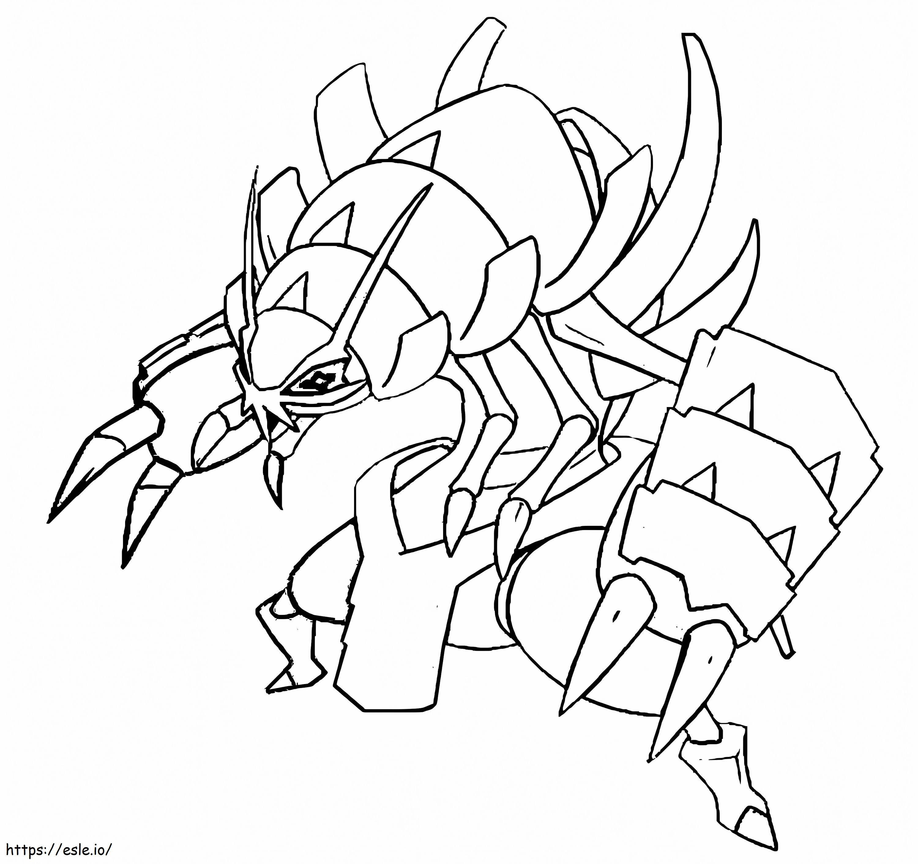 Pokémon Golisópode para colorir