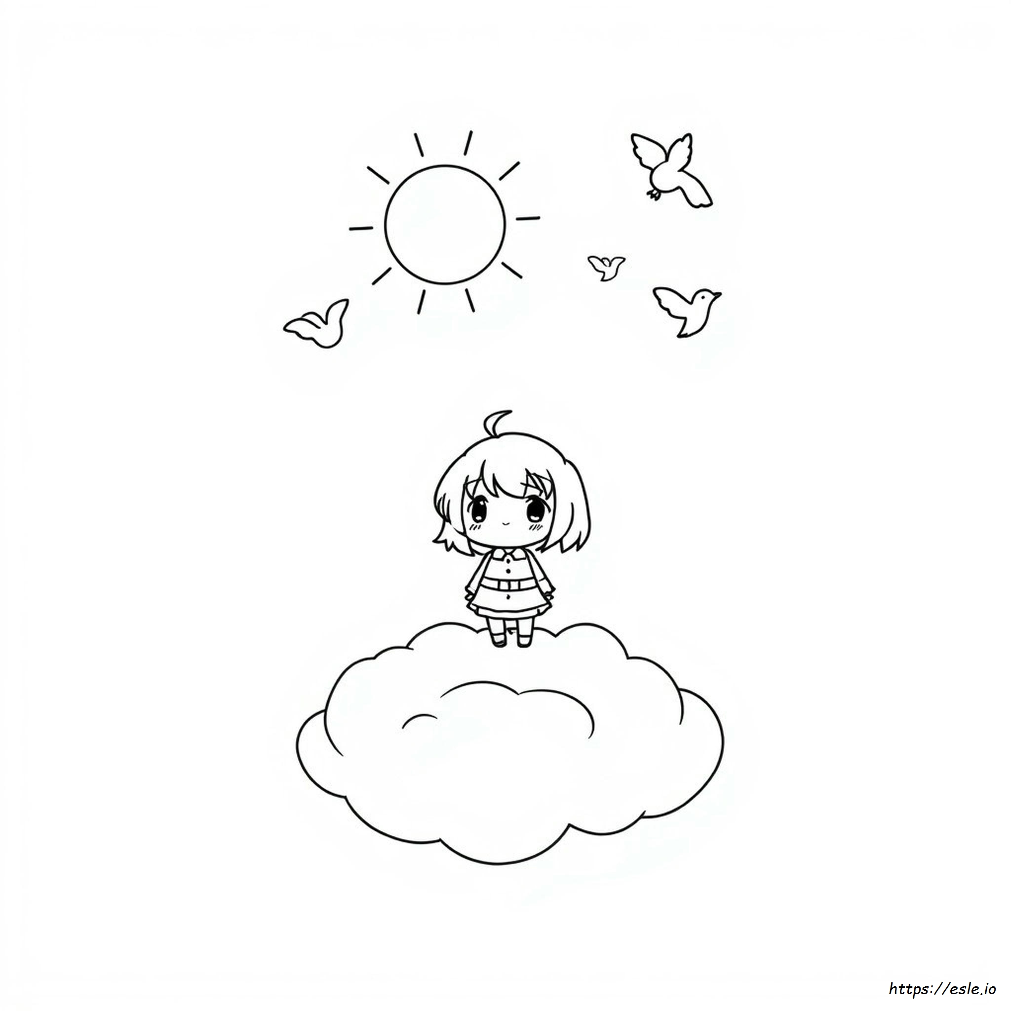 Chibi Anime Coloring Pages Printable