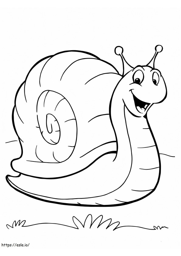 Snail Bob coloring page