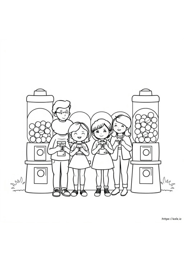 Family Gumball Ausmalbilder