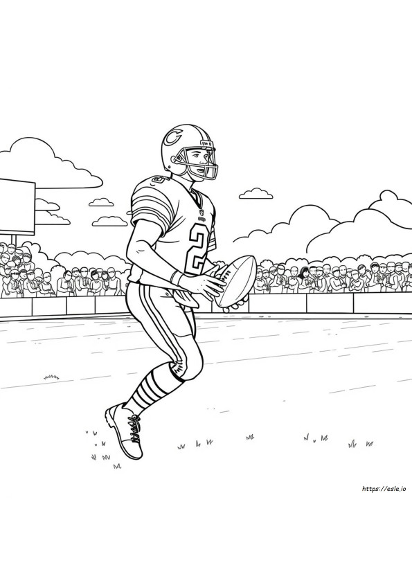 Tom Brady Kleurplaat