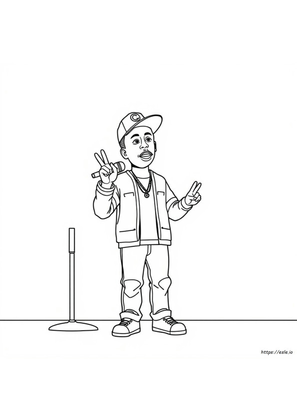 Chance The Rapper Para Colorir