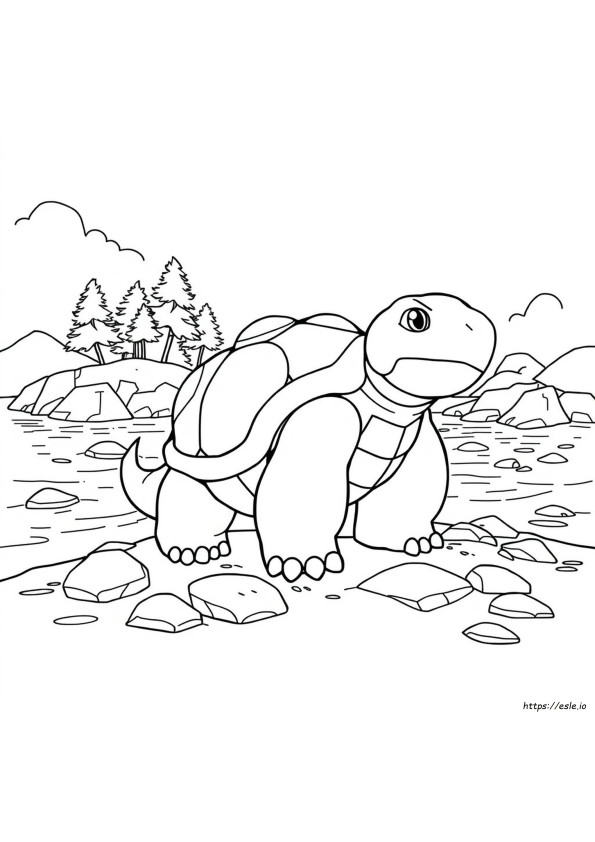 Gigantamax Blastoise Színező