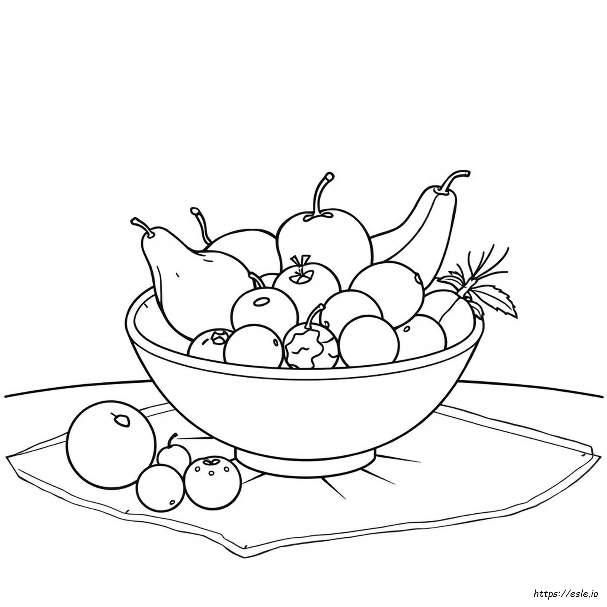 Coloring Pictures Of Fruits