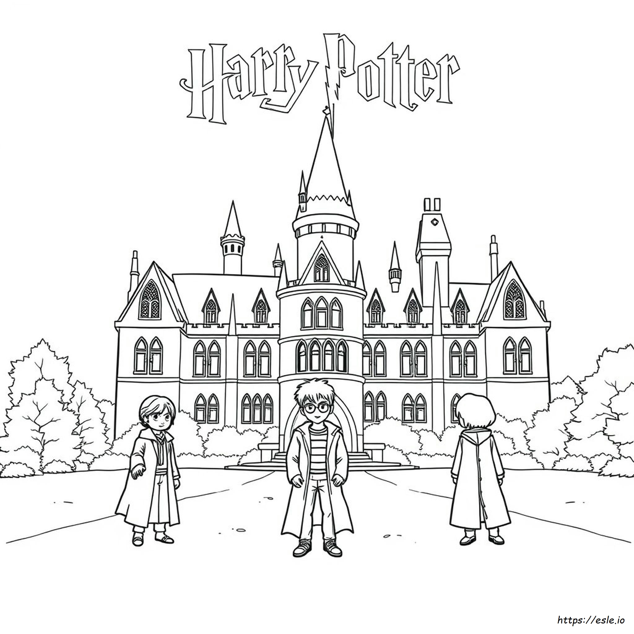 Dibujos Para Colorear De Harry Potter