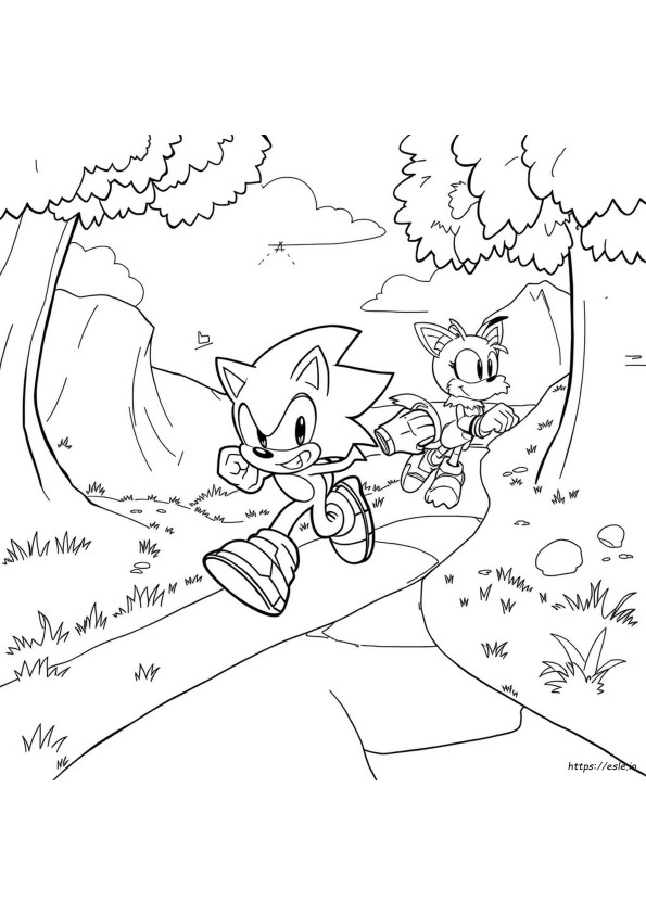 Sonic Movie Coloring Pages Printable