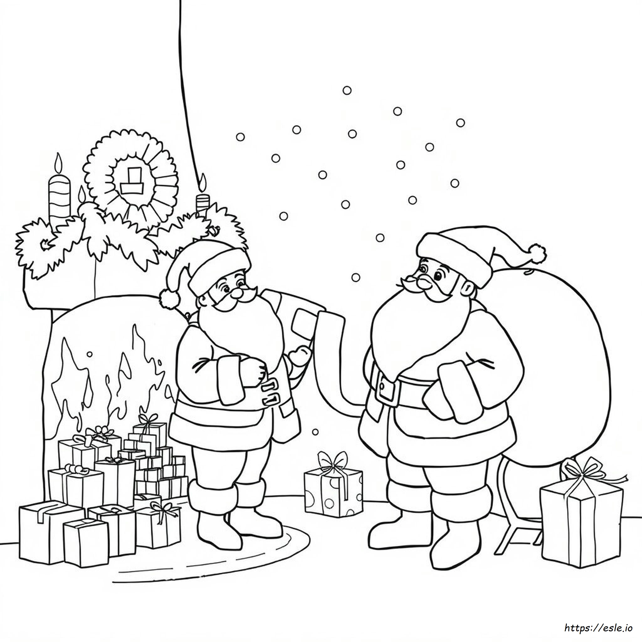 Weihnachtsmann Ausmalbilder Kostenlos