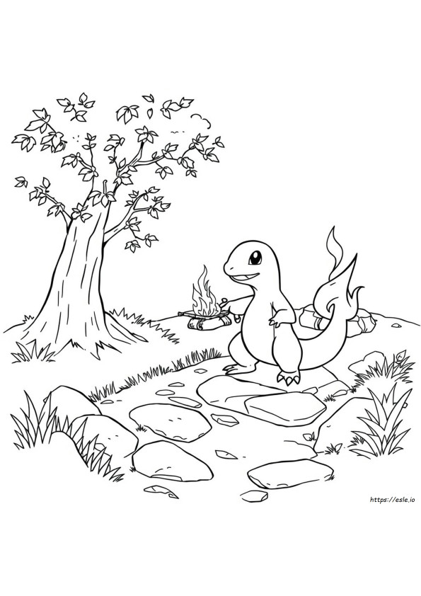 Dibujos Para Colorear De Pokémon: Charmander