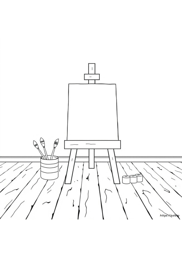 Coloriage Chevalet