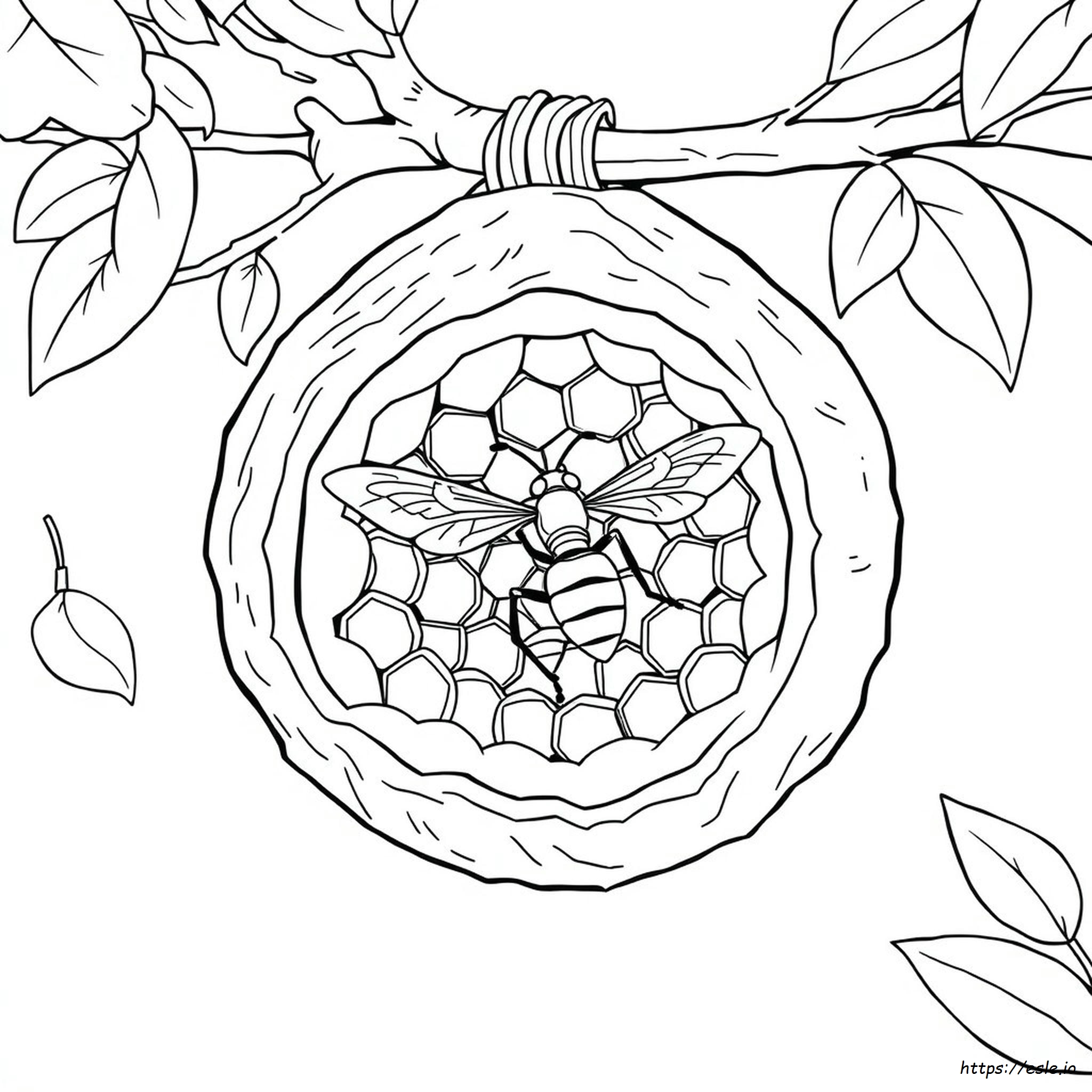 Wasp Nest Coloring Page