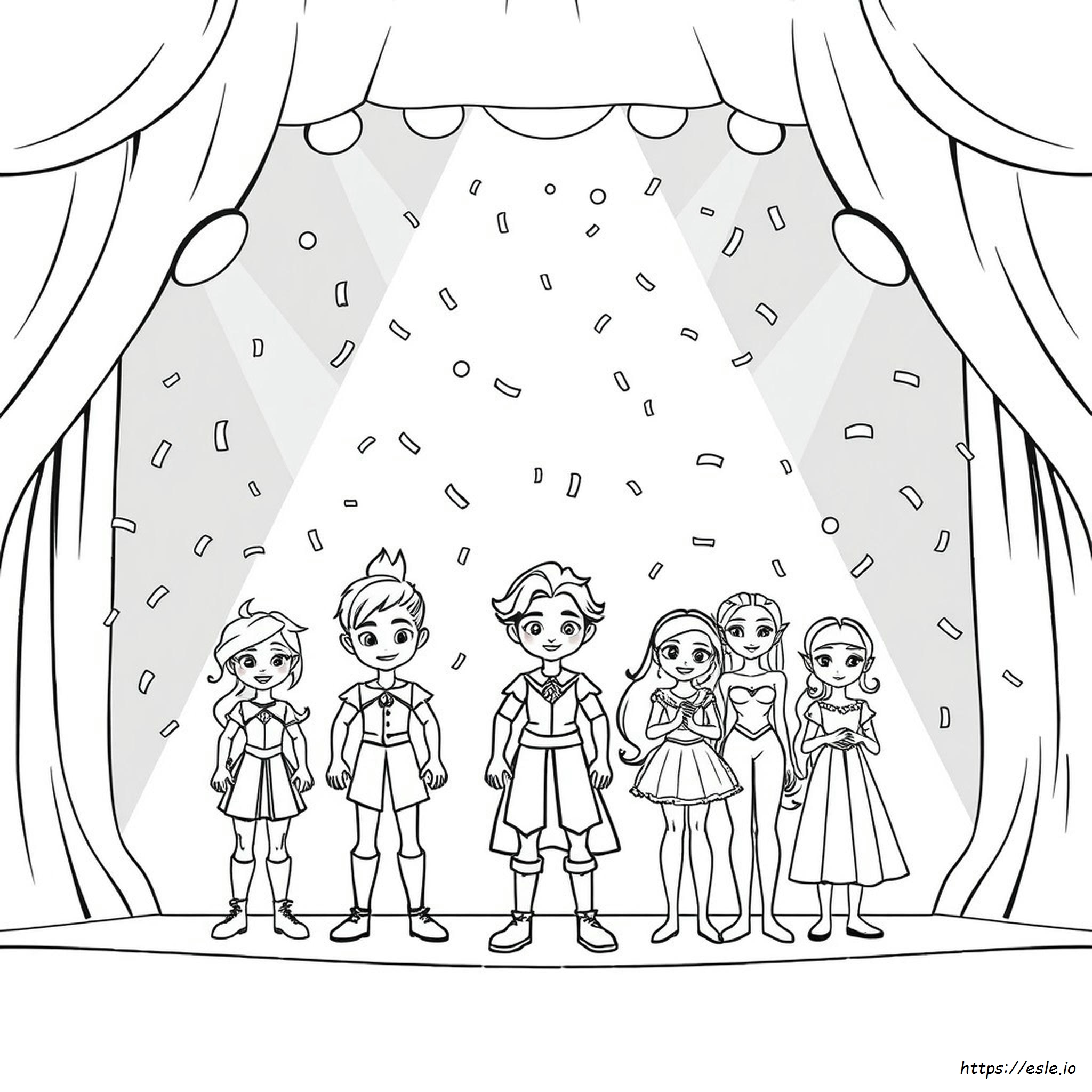 Descendants 3 Coloring Book