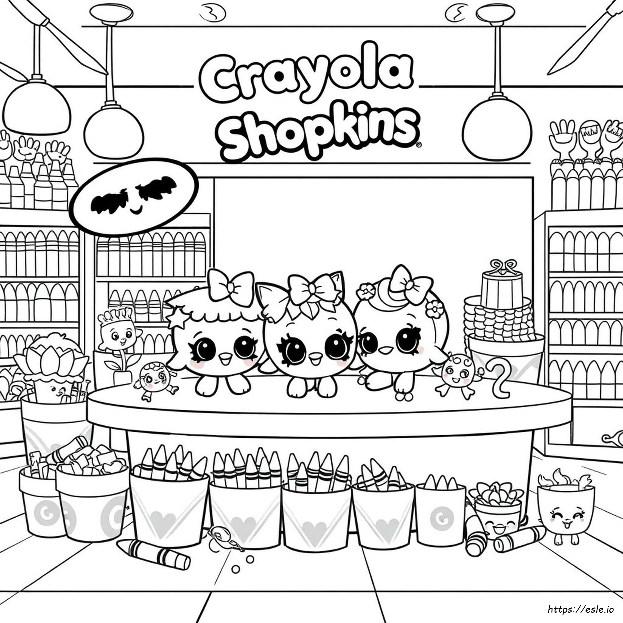 Crayola Shopkins Coloring Pages