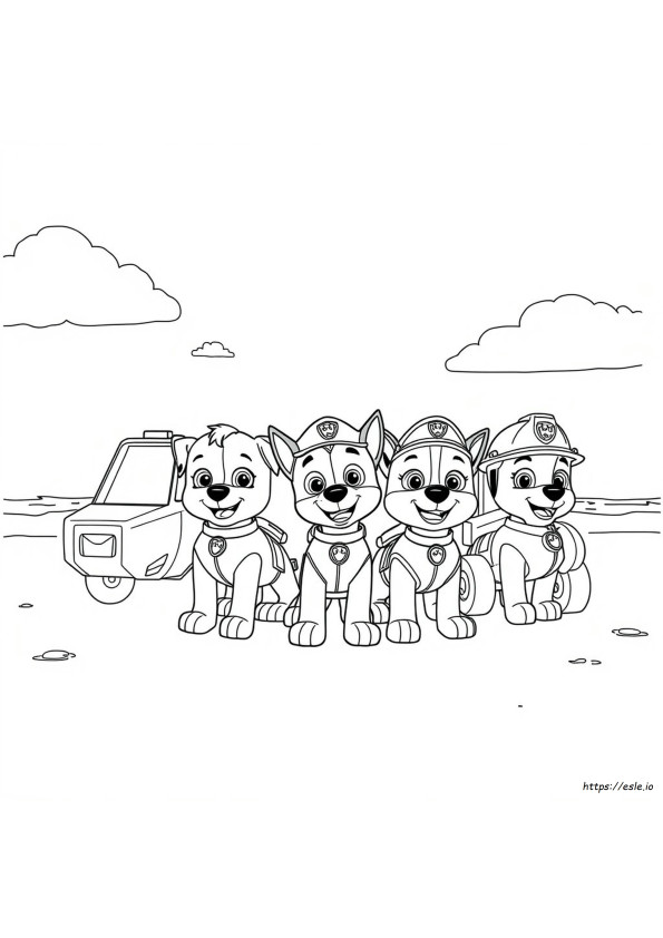 Paw Patrol Movie Coloring