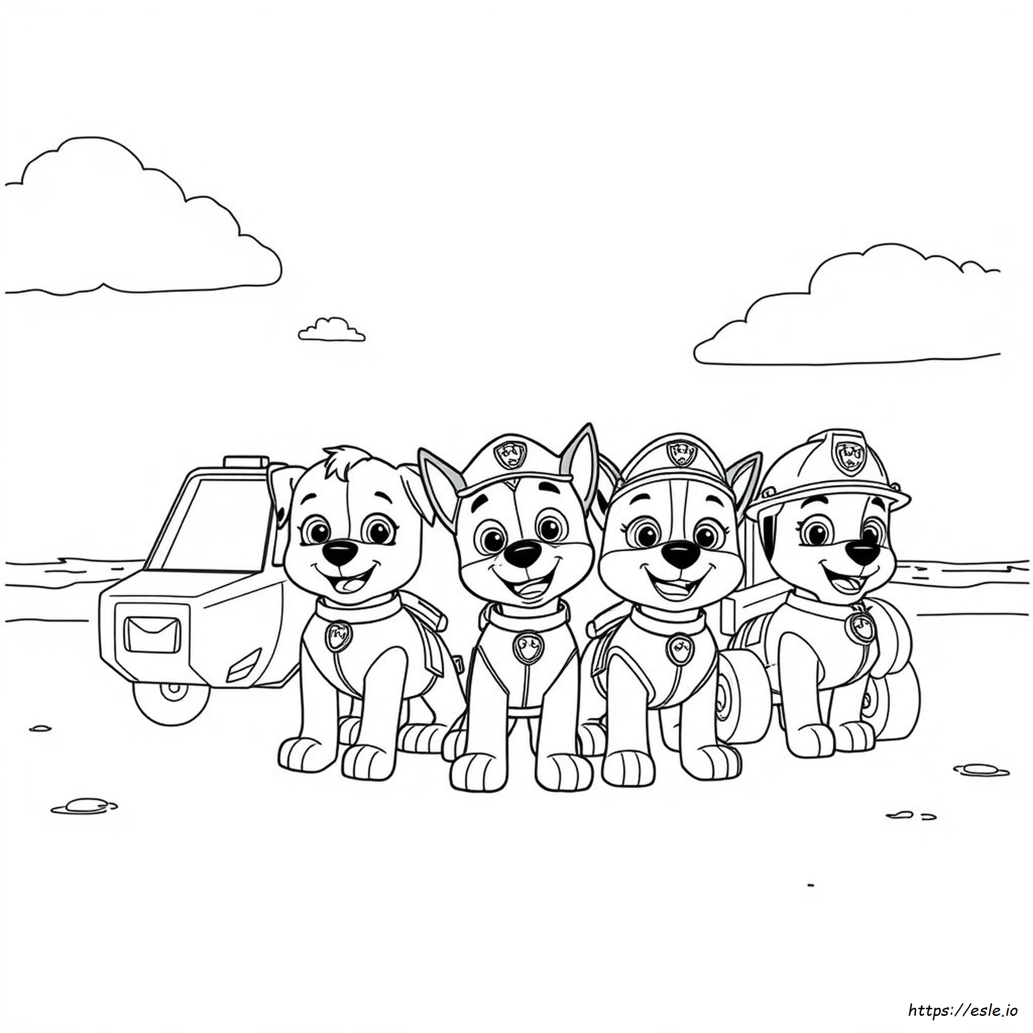 Paw Patrol Film Ausmalbilder