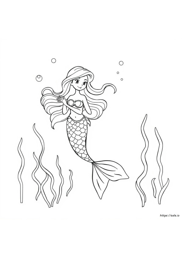 Dibujos De Sirenas Para Colorear E Imprimir