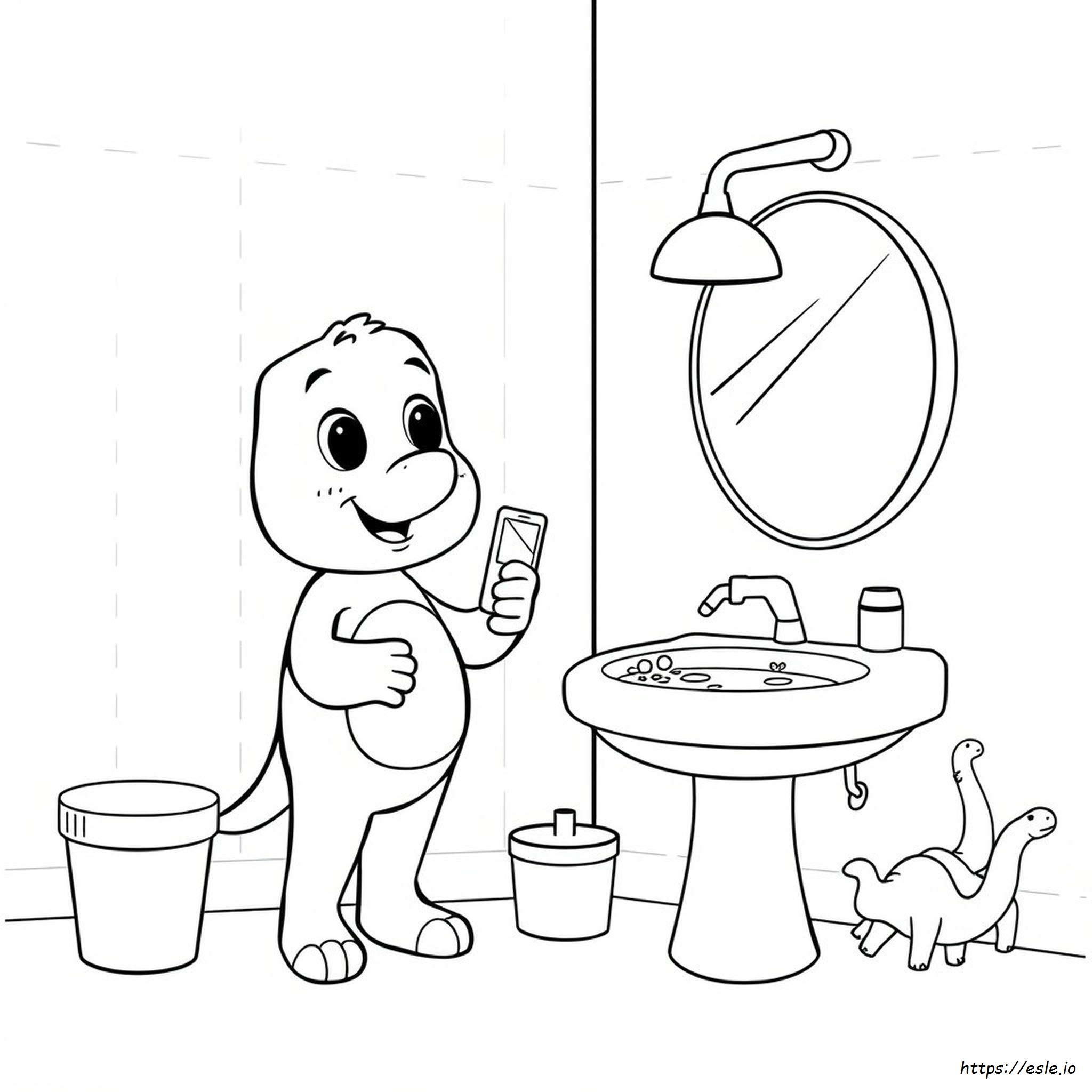 Toca Boca Bathroom Coloring Pages